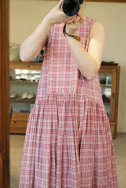 Story mfg 格纹背心连衣裙 商品图3