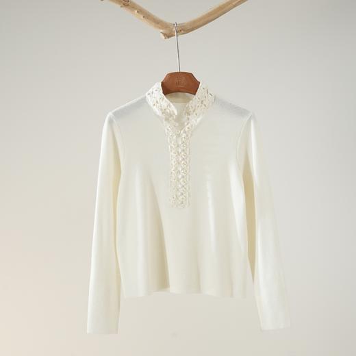 西子/重工钩花多色针织衫/MSYF0412 商品图3