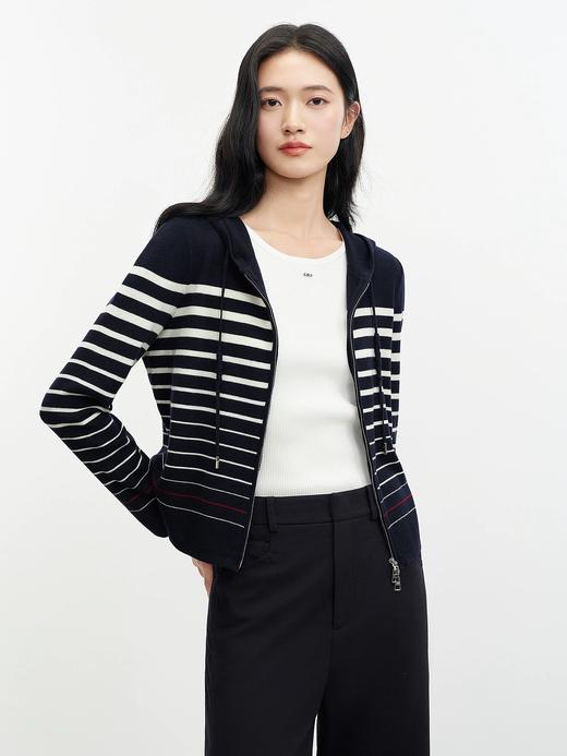 玖姿JZ女装条纹衫JWGC30601 商品图1