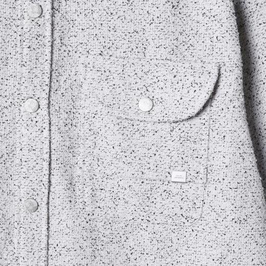 9603SDSA男士秋冬新款痞帅男装设计师百搭撞色按扣翻领长袖衬衫百搭潮 商品图3