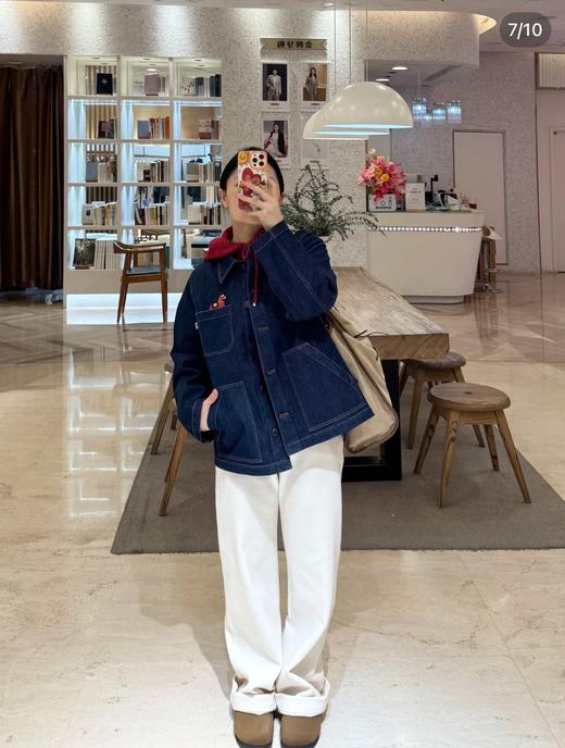 一店k （26ss新年胶囊系列！）土壤牛仔！节日感和时髦感都到位啦！小禾春季新款牛仔外套/半裙/直筒裤 商品图4