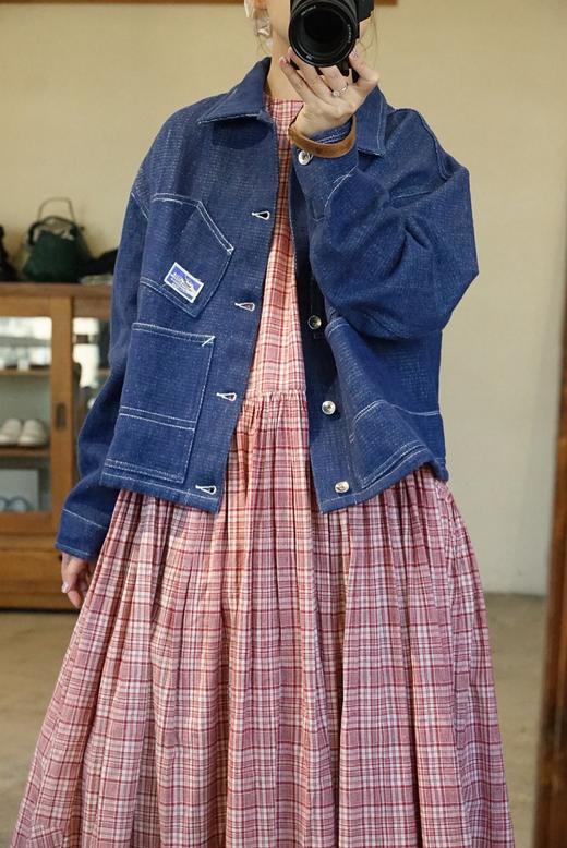 Story mfg 廓形牛仔蓝外套 商品图2