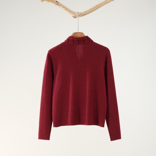 西子/重工钩花多色针织衫/MSYF0412 商品图2