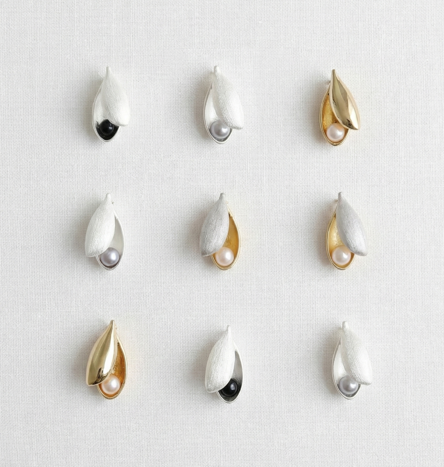 含晖·玉兰系列1-耳钉