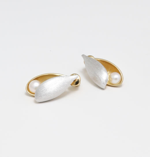 含晖·玉兰系列1-耳钉 商品图4