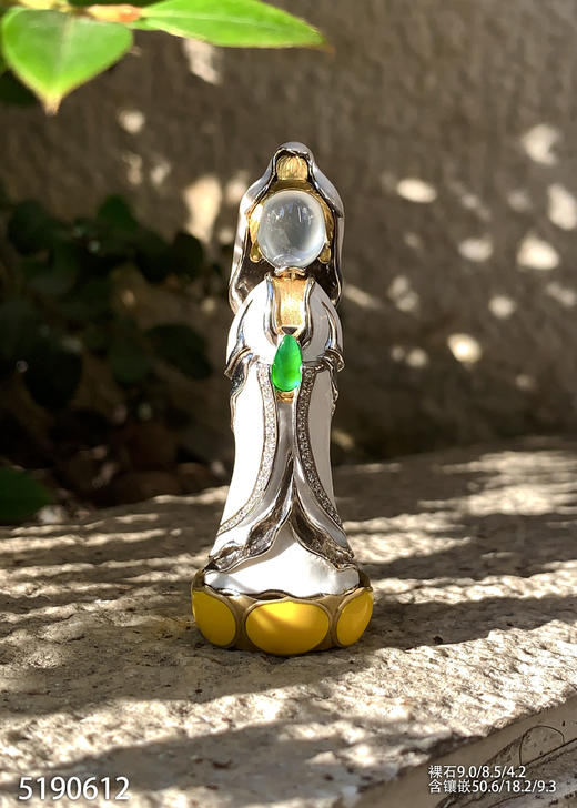 5190612，观音胸针吊坠两用款，具体价格微信咨询 商品图3