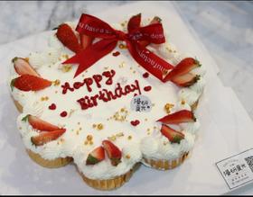 圆形小花纸杯蛋糕(8个)