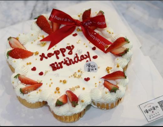 圆形小花纸杯蛋糕(8个) 商品图0