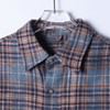 88551SDSA男士秋冬新款痞帅男装极简风休闲撞色格子翻领长袖衬衫百搭 商品缩略图2