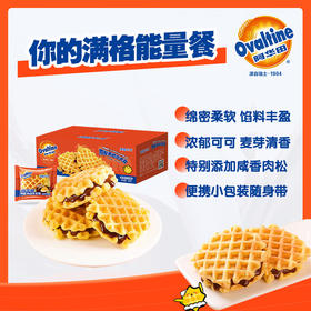 阿华田肉松夹心华夫饼340g（单位：盒）