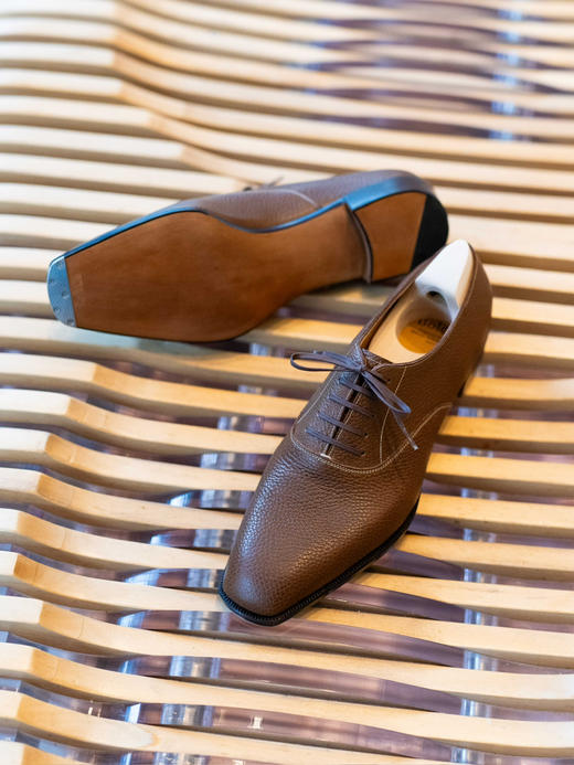 Bolero 灰色谷物纹牛津鞋 商品图1