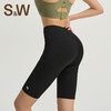 【sw速惟】高腰提臀显瘦裸感跑步瑜伽健身五分短裤 S4SS6108 商品缩略图3