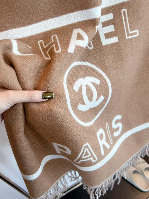 秋冬特惠💰150 香奈儿围巾 经典茶花优雅Coco风 商品图2