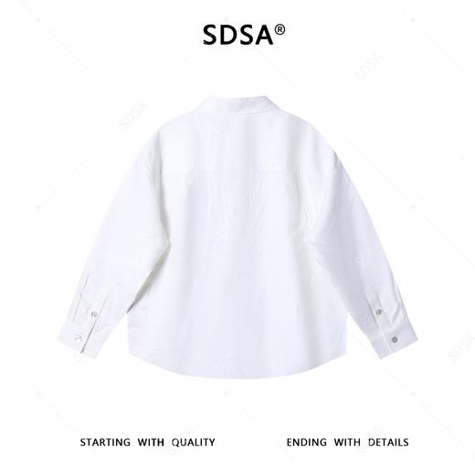 SDSA男士秋冬新款痞帅男装简约时尚半纽扣翻领衬衫套头百搭衬衣 商品图4