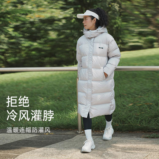 【sw速惟】冬季保暖中长款运动白鸭绒羽绒外套k 1991 商品图1