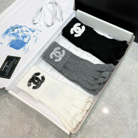 秋冬特惠💰220 爆款 香奈儿秋冬羊毛针织手套 纯色系列