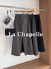 专柜实拍【垂感通勤西裤】拉夏贝尔/La Chapelle实穿百搭/长期主义高腰压褶通勤显瘦休闲长裤 商品缩略图1