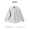 9603SDSA男士秋冬新款痞帅男装设计师百搭撞色按扣翻领长袖衬衫百搭潮 商品缩略图5