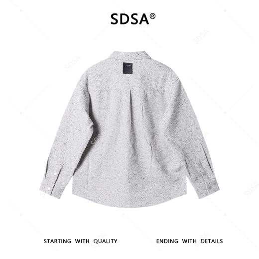 9603SDSA男士秋冬新款痞帅男装设计师百搭撞色按扣翻领长袖衬衫百搭潮 商品图5