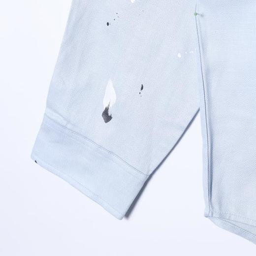 2618012SDSA男士秋冬新款痞帅男装潮牌高街泼墨印花设计长袖衬衫百搭时尚 商品图4