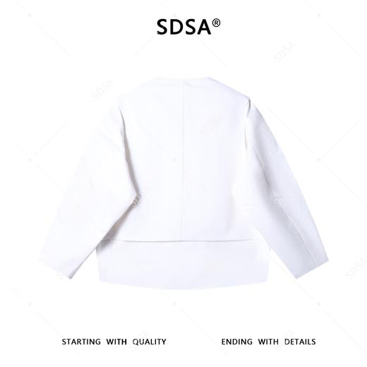 23635SDSA秋冬新款痞帅男装潮牌纯色休闲百搭设计假两件夹克外套时尚 商品图5