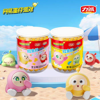 力诚深海鳕鱼肠原味500g 罐装宝宝儿童零食鱼肠火腿肠幼儿DHA /休闲食品 /海味零食 /鱼零食 商品图1