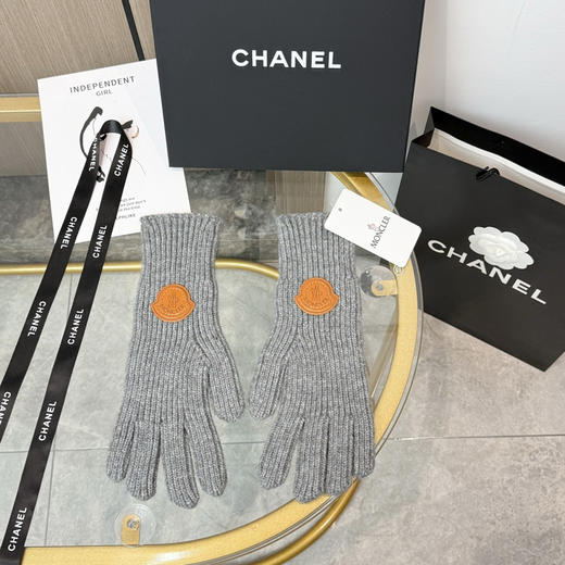 秋冬特惠💰180 蒙口爆款手套 M家专柜同步logo字母针织保暖手套 商品图2