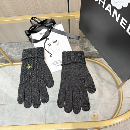 秋冬特惠💰200 西太后新款针织毛线保暖手套 商品图5