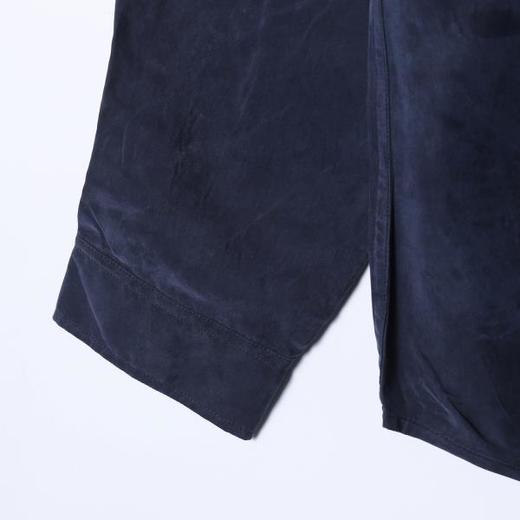 2618909SDSA秋冬新款痞帅男装韩版简约纯色纽扣翻领长袖衬衫舒适百搭衬衣 商品图4