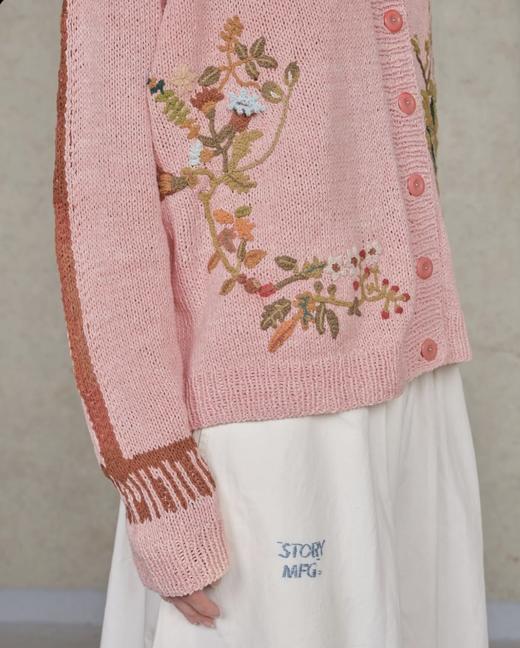 Story mfg 刺绣花式的针织开衫(DIGGIN' THE EARTH) 商品图5