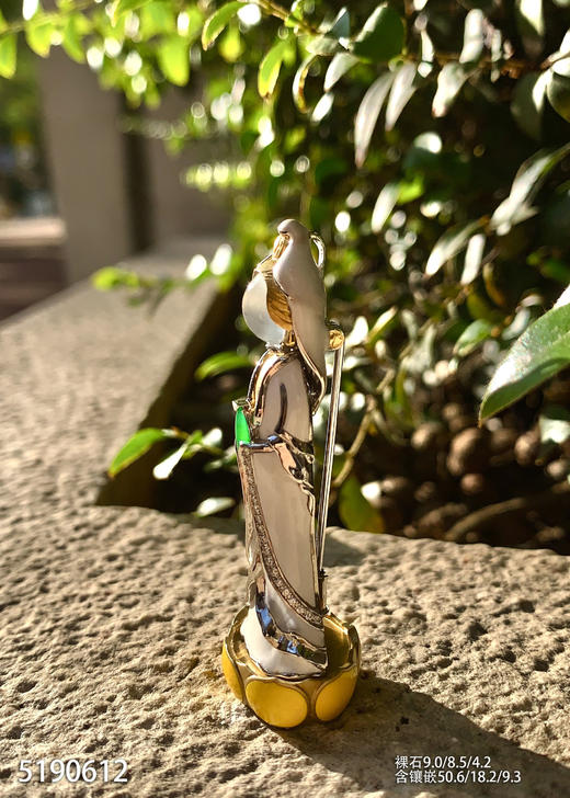 5190612，观音胸针吊坠两用款，具体价格微信咨询 商品图8