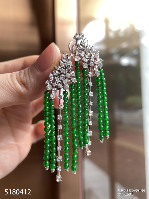 5180412，珠子耳坠。具体价格微信咨询 商品图5