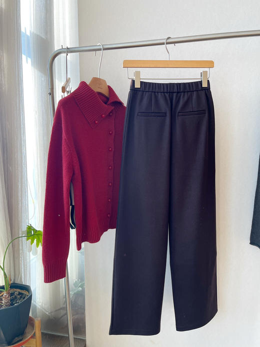 【万能裤】噢蜜ooomeooo松紧腰直筒裤 商品图8