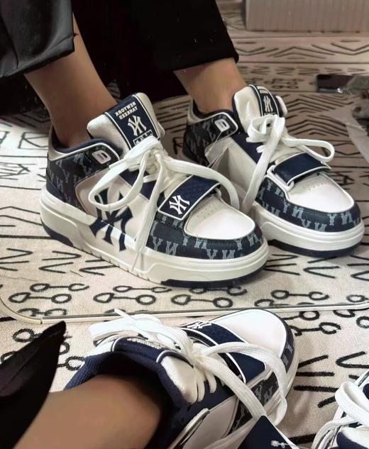 正品MLB Chunky Liner中帮学长潮奢老花板鞋 商品图1