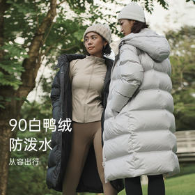 【sw速惟】冬季保暖中长款运动白鸭绒羽绒外套k 1991