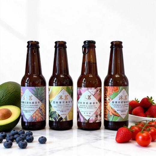 沫茗姜黄柠檬草/蜜柚薄荷/菠萝薰衣草/荔枝茉莉康普茶230ml 商品图3