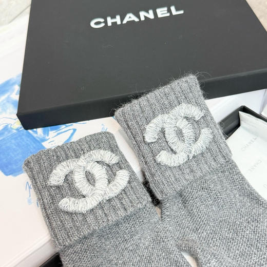 秋冬特惠💰220 爆款 香奈儿秋冬羊毛针织手套 纯色系列 商品图7