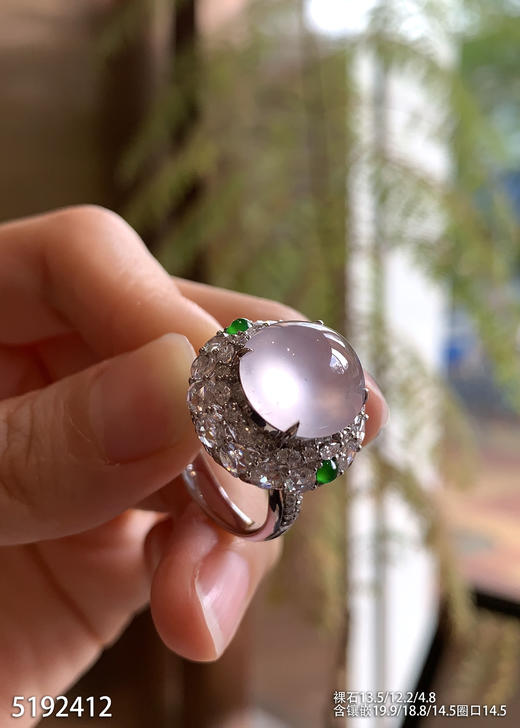 5192412，蛋面戒指。具体价格微信咨询 商品图2