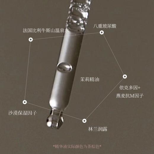 茉莉沙漠法国温泉水8重玻尿酸精华补水保湿锁水油皮清爽空调15ml 商品图1