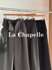 专柜实拍【垂感通勤西裤】拉夏贝尔/La Chapelle实穿百搭/长期主义高腰压褶通勤显瘦休闲长裤 商品缩略图6