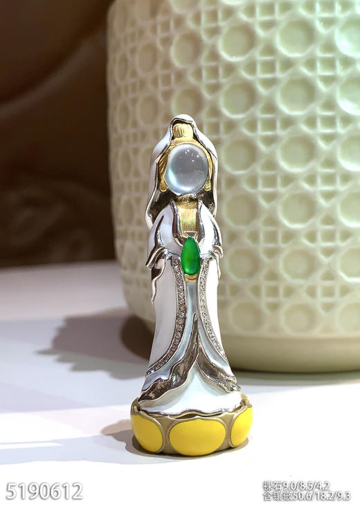 5190612，观音胸针吊坠两用款，具体价格微信咨询 商品图2