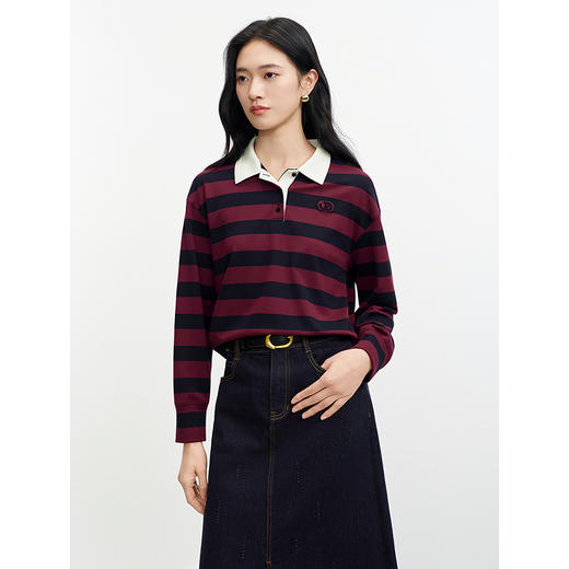 玖姿JZ女装条纹TJWGC80104 商品图2