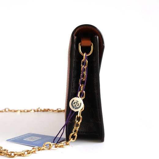 【95新】CELINE思琳棕色老花凯旋门信封WOC链条包单肩包女士 311225TB32 商品图3