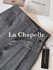 专柜实拍【垂感通勤西裤】拉夏贝尔/La Chapelle实穿百搭/长期主义高腰压褶通勤显瘦休闲长裤 商品缩略图8