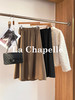 专柜实拍【超模伞裙】拉夏贝尔/La Chapelle立体捏褶高腰显瘦A字长款半身裙~垂感不易皱 商品缩略图5