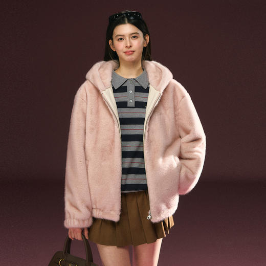 Ariseism 美式复古高级感短外套外套女冬季新款上衣 商品图0