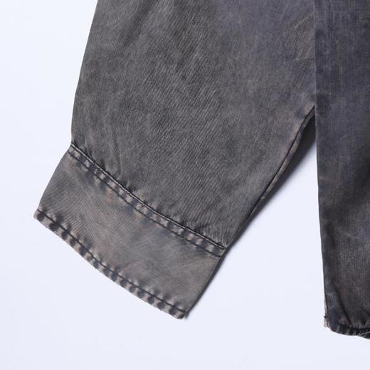 88626SDSA男士秋冬新款痞帅男装潮牌磨白设计翻领长袖衬衫百搭时尚衬衣 商品图4