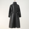 西子/优雅双层翻领重工绣花绗缝A字长款大衣/WTHJ0496 商品缩略图2