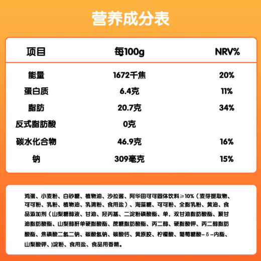 阿华田爆浆鸡蛋仔520g（单位：盒） 商品图8