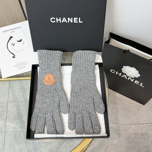 秋冬特惠💰180 蒙口爆款手套 M家专柜同步logo字母针织保暖手套 商品图1